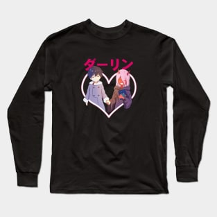 Little Zero Two and Hiro Long Sleeve T-Shirt